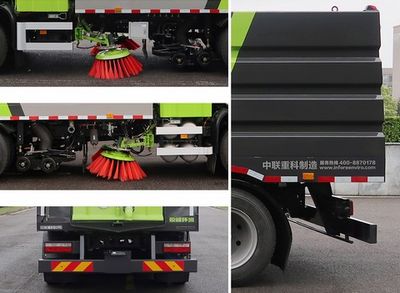 Zhonglian Automobile ZBH5120TXSETBEV Pure electric cleaning and sweeping vehicle