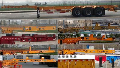 Zhongqi Aerospace Brand Automobile HTM9402TJZ Container transport semi-trailer