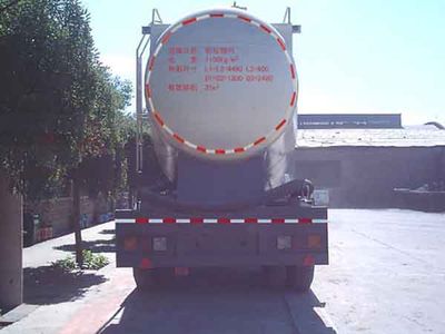 Zhang Tuo license plate car ZTC9230GFL Powder material transportation semi-trailer