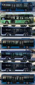 Zhongtong Automobile LCK6106EVGRA5 Pure electric low entry city buses