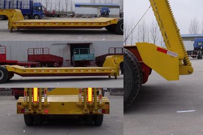 Chengshida Automobile SCD9351TDP Low flatbed semi-trailer