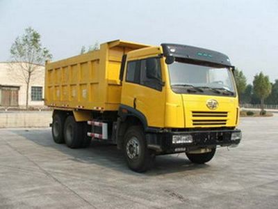 Jiefang Automobile CA3252P2K2T1A 6 × 4 flat head diesel dump truck