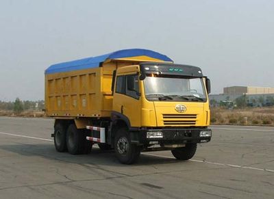 Jiefang Automobile CA3252P2K2T1A 6 × 4 flat head diesel dump truck