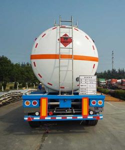 Hongtu  HT9400GRY3 Flammable liquid tank transport semi-trailer