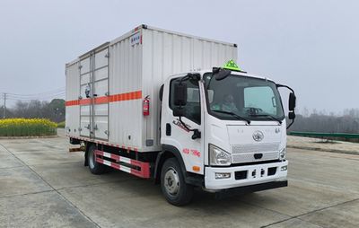 Baijie  QYY5120XFWCA6 Corrosive goods box transport vehicle