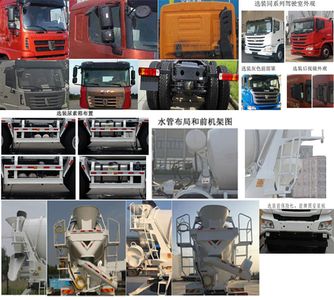 Jirui United Brand Automobile QCC5312GJBD6561 Concrete mixing transport vehicle