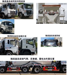 Mengsheng brand automobiles MSH5181GJBGB Concrete mixing transport vehicle