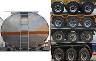 Cheng Liwei  CLW9405GYYLV Aluminum alloy oil transport semi-trailer