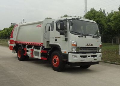 Jianghuai brand automobiles HFC5162ZYSVZ Compressed garbage truck