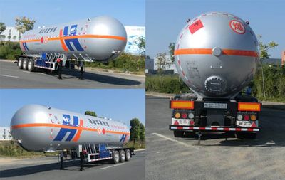 Rongjunda  HHX9406GYQ Semi trailer for liquefied gas transportation