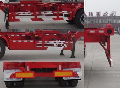 Aotong  LAT9400TJZE Container transport semi-trailer