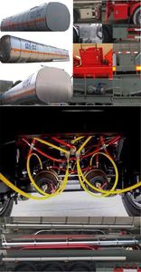 Ruijiang  WL9408GRYE Aluminum alloy flammable liquid tank transport semi-trailer