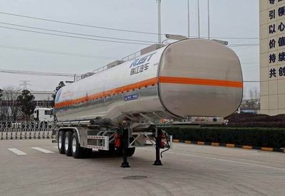 Ruijiang  WL9408GRYE Aluminum alloy flammable liquid tank transport semi-trailer