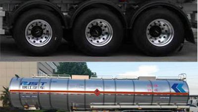 Ruijiang  WL9408GRYE Aluminum alloy flammable liquid tank transport semi-trailer