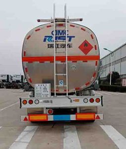 Ruijiang  WL9408GRYE Aluminum alloy flammable liquid tank transport semi-trailer