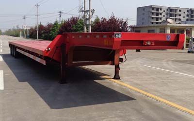 Fengyuan Zhongba brand automobiles FYK9402TDP Low flatbed semi-trailer