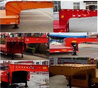 Fengyuan Zhongba brand automobiles FYK9402TDP Low flatbed semi-trailer