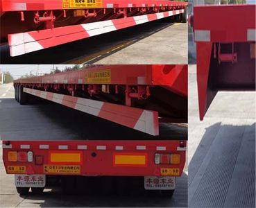 Fengyuan Zhongba brand automobiles FYK9402TDP Low flatbed semi-trailer