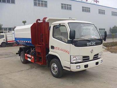 Huatong brand automobiles HCQ5040ZZZDFA Hydraulic Lifter Garbage truck 