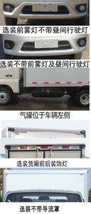 Foton  BJ5031XXY5JC411 Box transport vehicle