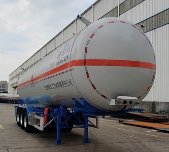 Mingxin  NMX9400GRY52 Flammable liquid tank transport semi-trailer