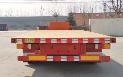 Hongsheng Yejun brand automobiles HSY9403TDP Low flatbed semi-trailer