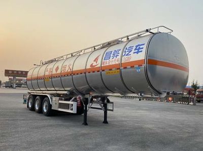 Changhua  HCH9406GRYA Aluminum alloy flammable liquid tank transport semi-trailer