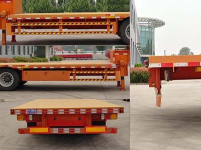 Huaxin United Automobile HXL9400TDP Low flatbed semi-trailer