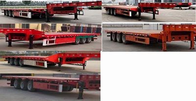 Huaxin United Automobile HXL9400TDP Low flatbed semi-trailer