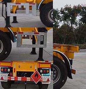 Zhongzhi Huaxing brand automobiles JLQ9402TWY Transport semi-trailer of dangerous goods tank frame