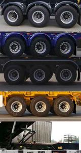 Huaxin United Automobile HXL9402ZZXP Flat dump semi-trailer