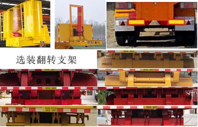 Huaxin United Automobile HXL9402ZZXP Flat dump semi-trailer