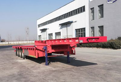 Rongde  RDP9400TDP Low flatbed semi-trailer