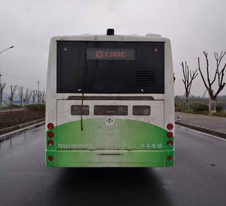 Chinese license plate cars TEG6129EHEV11 Hybrid urban buses