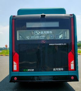 Jinlong  XMQ6115AGBEVL01 Pure electric city buses