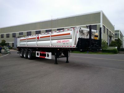 Lanneng  ZLN9370GGY Hydraulic sub station high-pressure gas long pipe semi-trailer