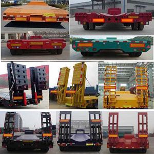 Haizheng  HLE9400TDP Low flatbed semi-trailer