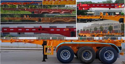 Jinlong Dongjie brand automobiles TDJ9400TJZ20 Container transport semi-trailer