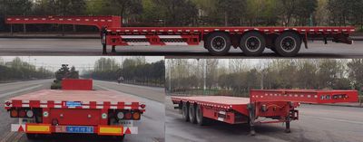 Zhou Qiangqiang  RZQ9401TDP Low flatbed semi-trailer