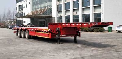 Zhongji Huashuo brand automobiles XHS9403TDP Low flatbed semi-trailer