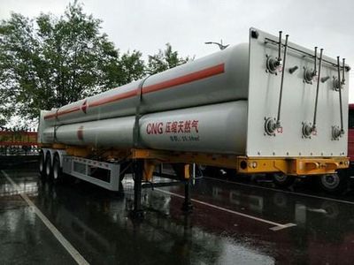 Lanneng  ZLN9400GGY Hydraulic sub station high-pressure gas long pipe semi-trailer