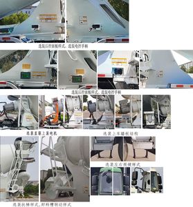 Hualing Star  HN5315GJBB36C5BEV Pure electric concrete mixing and transportation vehicle