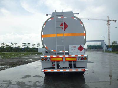 CIMC ZJV9406GRYSZA Flammable liquid tank transport semi-trailer