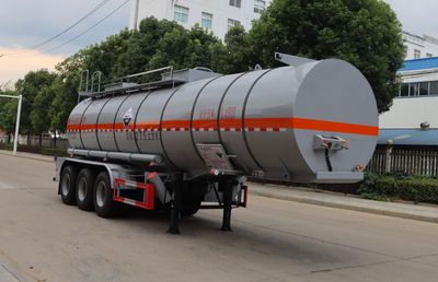 Zhongqi Liwei brand automobiles HLW9403GFWA Tank transport semi-trailer for corrosive substances