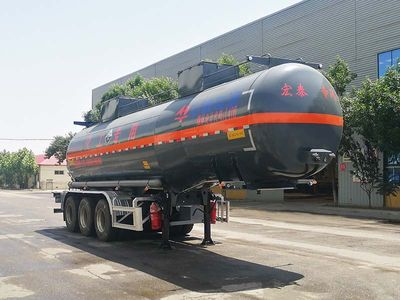 Zhengkang Hongtai brand automobiles HHT9405GFWB Tank transport semi-trailer for corrosive substances