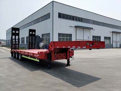 New Hongdong brand automobiles LHD9370TDP Low flatbed semi-trailer