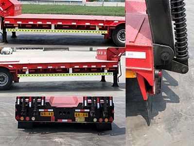 New Hongdong brand automobiles LHD9370TDP Low flatbed semi-trailer