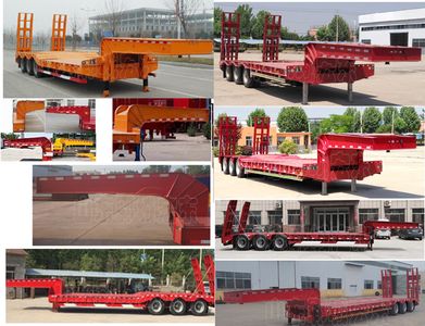 New Hongdong brand automobiles LHD9370TDP Low flatbed semi-trailer