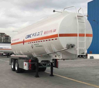 CIMC ZJV9351GRYJM Flammable liquid tank transport semi-trailer