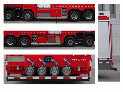 Tianhe  LLX5376GXFPM180SDK Foam fire truck